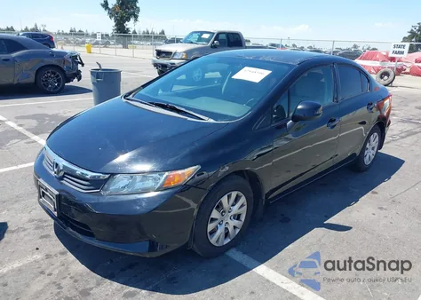 2012 Honda Civic Lx from USA, damaged, VIN 19XFB2F54CE324857